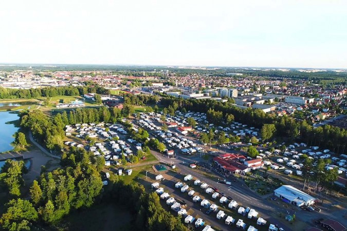 Femstjärnig camping vid Vänern