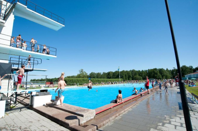 Femstjärnig camping vid Vänern